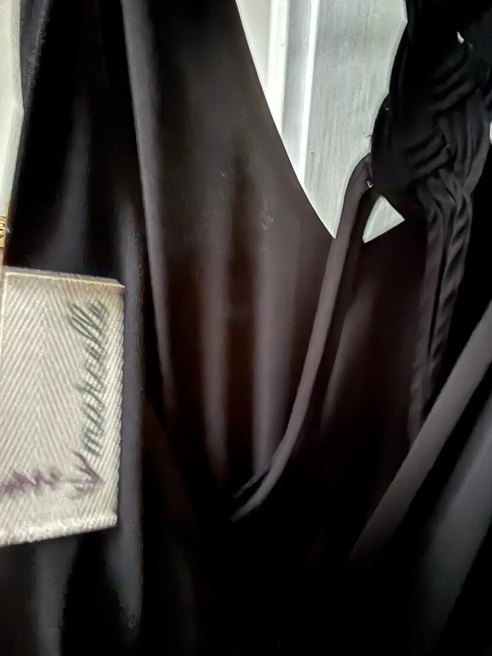 Rachel Roy Black Wide-Leg Jumpsuit with Strappy Braided Back – Size L - Picture 2 of 2